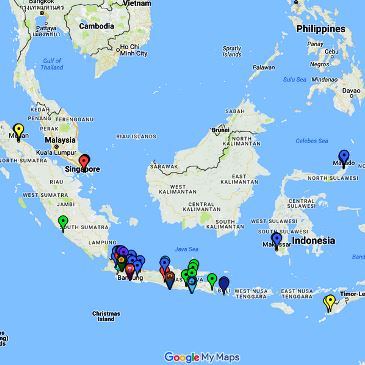 Location Map Non Regular Class Program Nomor